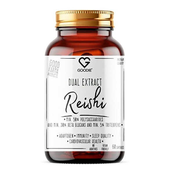 Reishi - Dual extrakt polysacharidů - 60 kapslí