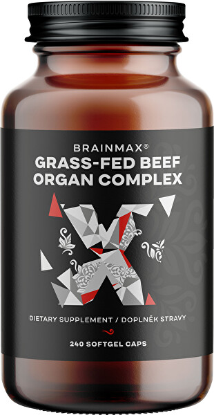 Grass-Fed Beef Organ complex - Hovězí orgány 240 kapslí