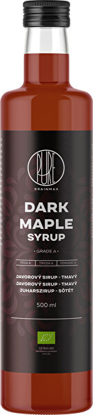 Javorový sirup Grade A - Tmavý BIO 500 ml