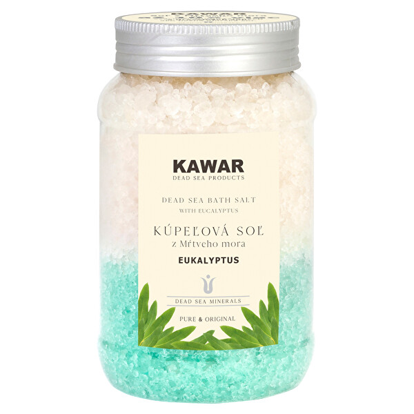 Kúpeľová soľ z Mŕtveho mora - Eukalyptus 500 g