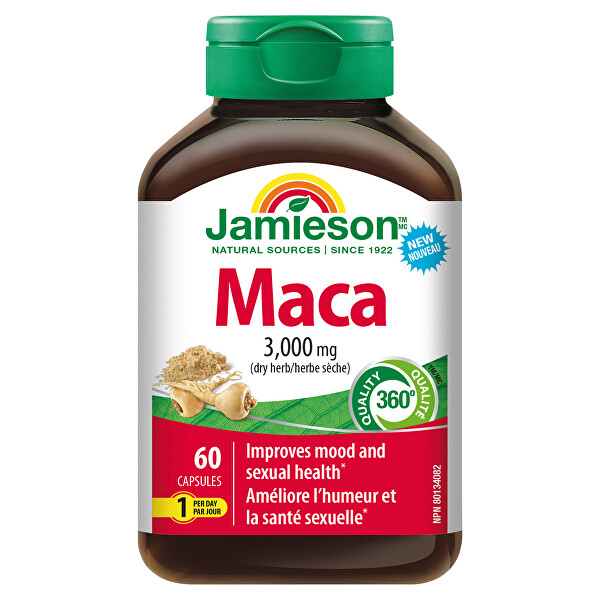 Maca 3000 mg 60 kapslí