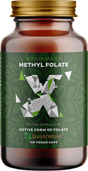 Methyl Folate Kyselina listová v aktivní formě 400 mcg 100 kapslí