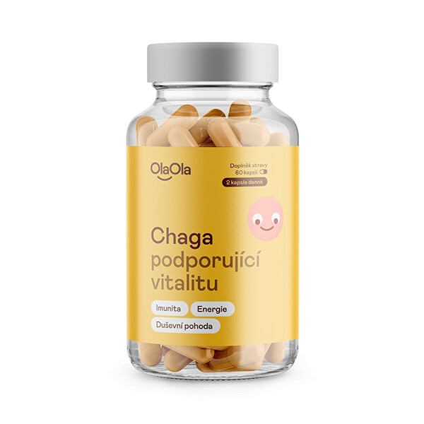 Chaga podporující vitalitu 60 kapslí