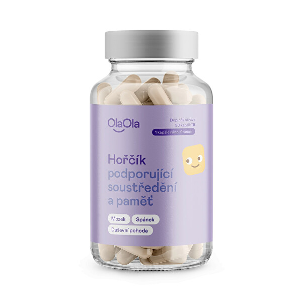 Hořčík L-treonát podporující soustředění a paměť 90 kapslí