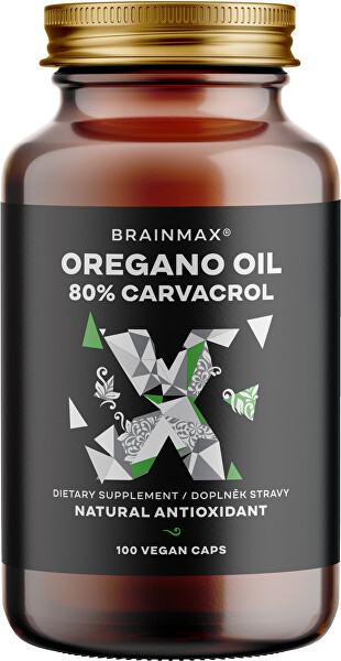 Oregano Oil 80 % Carvacrol 100 kapslí