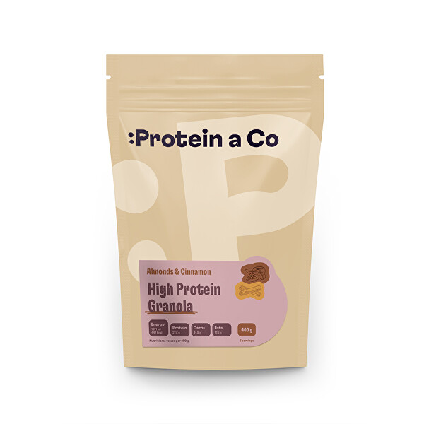Granola high protein – Mandle a skořice 400 g