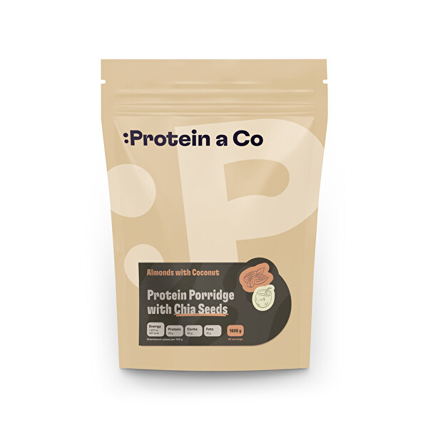 Proteinová kaše s chia - Kokos s mandlí 1 600 g