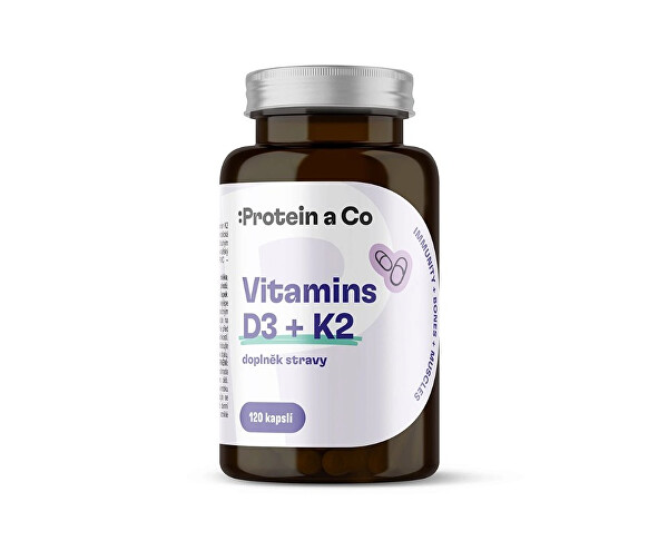 Vitamin D3 + K2 v kapslích