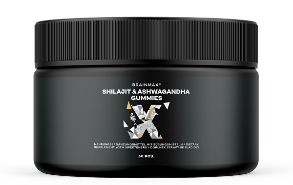 Shilajit & Ashwagandha Gummies 60 bonbónů