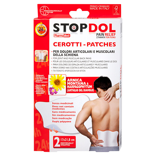 Stopdol Náplasti proti bolesti XXL 17 x 21,8 cm 2 kusy