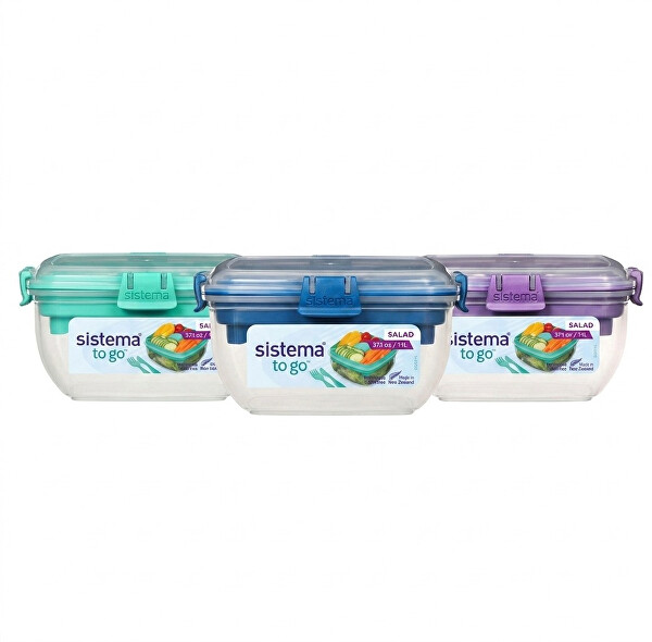 To Go Krabička s miskou a příborem 1,1 l Mix