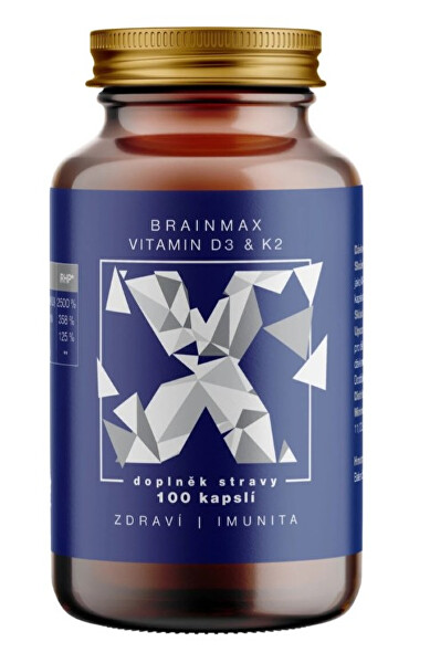 Vitamín D3 & K2® - D3 4000 IU / K2 150 mcg 100 kapsúl