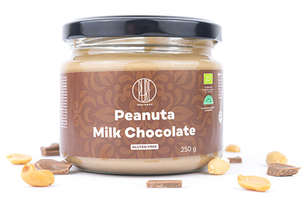 Arašídový krém s mléčnou čokoládou BIO 250 g