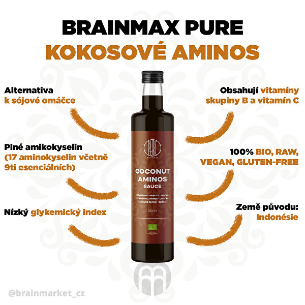 Kokosové aminos BIO 250 ml