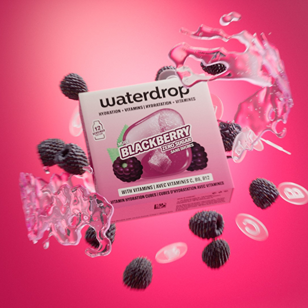 Microdrink – Šumivá kostka Blackberry 12 kusů