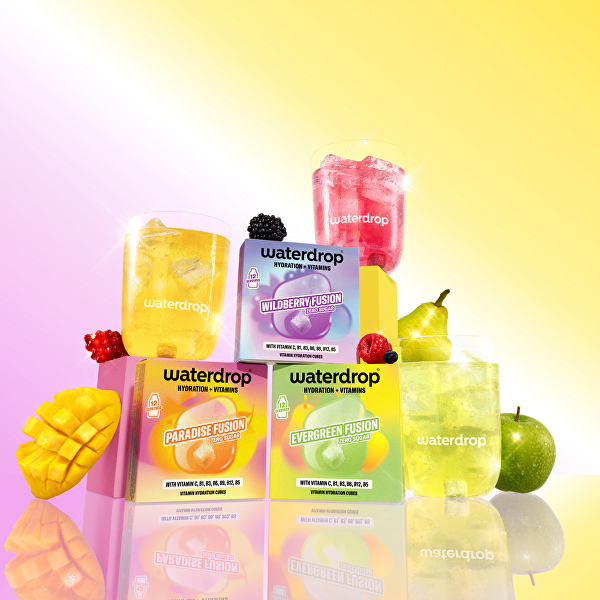 Microdrink – Šumivá kostka Evergreen fusion 12 kusů