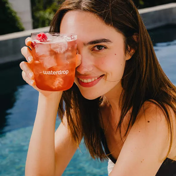 Microdrink – Šumivá kostka Ice tea s malinou 12 kusů