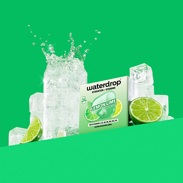Microdrink – Šumivá kostka Lemon-Lime 12 kusů