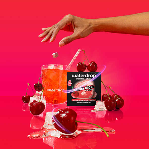 Microenergy – Šumivá kocka Cherry boost 12 kusov