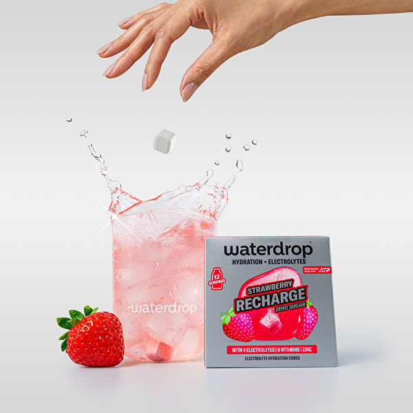 Microlyte - Šumivá kostka Strawberry Recharge 12 kusů