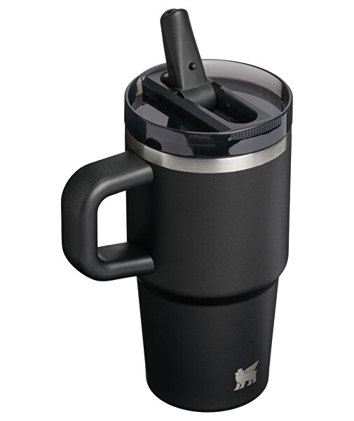Nerezový termohrnek The Quencher Protour Flip Straw 600 ml Black 2.0