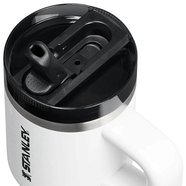 Nerezový termohrnek The Quencher Protour Flip Straw 600 ml Chalk