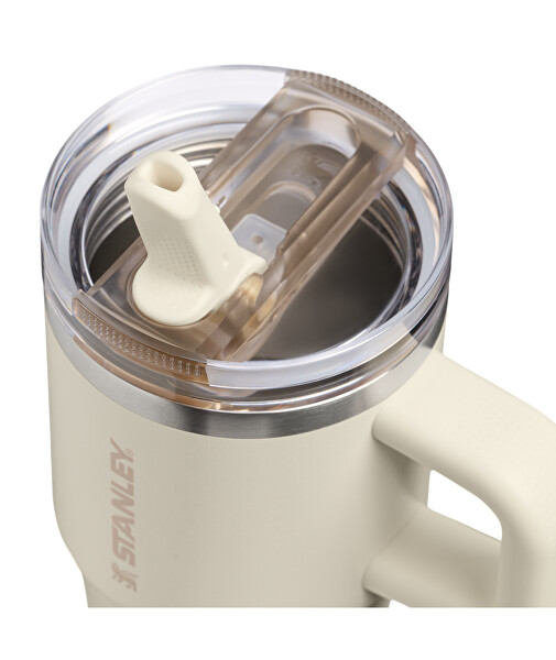 Nerezový termohrnek The Quencher Protour Flip Straw 600 ml Cream