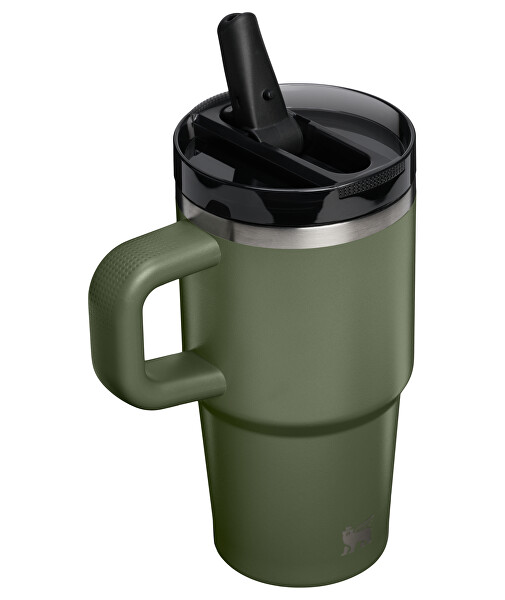Nerezový termohrnek The Quencher Protour Flip Straw 600 ml Dried Pine