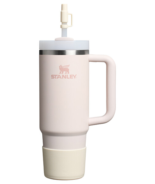 Silikonový obal dna a kryt slámky The Quencher Boot + Straw Topper 890 ml Cream
