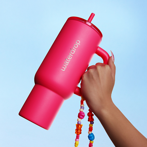 Termohrnek Explorer 1,1 l -  Neonová Růžová