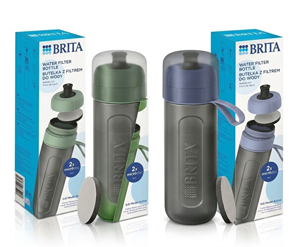 Filtrační lahev na vodu Fill & Go Active 0,6 l + 2 filtry Micro Disc