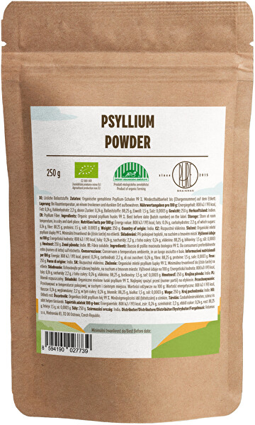 Psyllium - rozpustná vláknina BIO 250 g