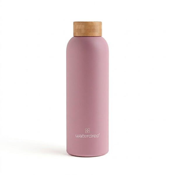 Termo Nerezová lahev 600 ml - Pastelová růžová matná