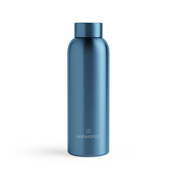 Termo Nerezová lahev Metalická 600 ml - Modrá matná