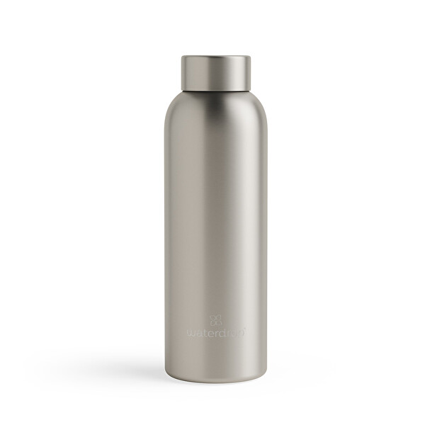 Termo Nerezová lahev Metalická 600 ml - Šedohnědá matná