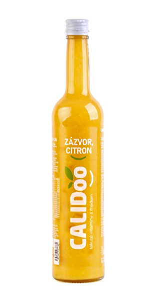 Zázvor, med, citron – tekuté vitamíny s medem 500 ml