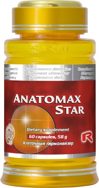 Zobrazit detail výrobku STARLIFE ANATOMAX STAR 60 kapslí + 2 měsíce na vrácení zboží
