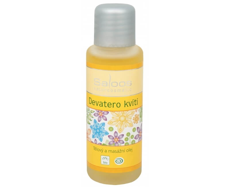 Zobrazit detail výrobku Saloos Bio tělový a masážní olej - Devatero kvítí 50 ml + 2 měsíce na vrácení zboží Zobrazit detail výrobku Saloos Bio tělový a masážní olej - Devatero kvítí 50 ml + 2 měsíce na vrácení zboží