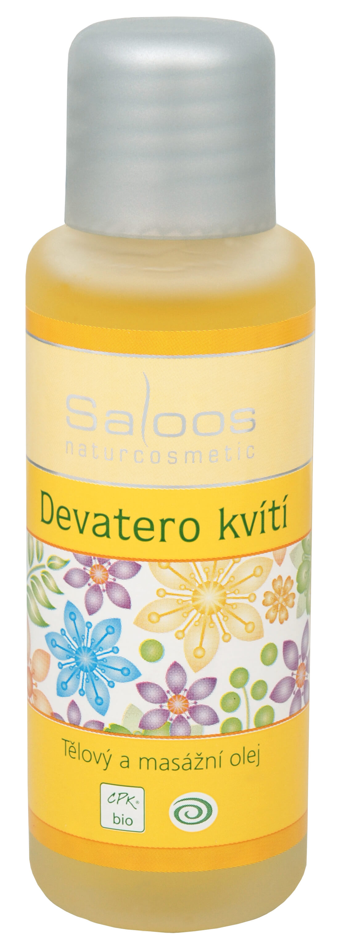 Saloos Bio telový a masážny olej - Deväť kvetov 125 ml + 2 mesiace na vrátenie tovaru