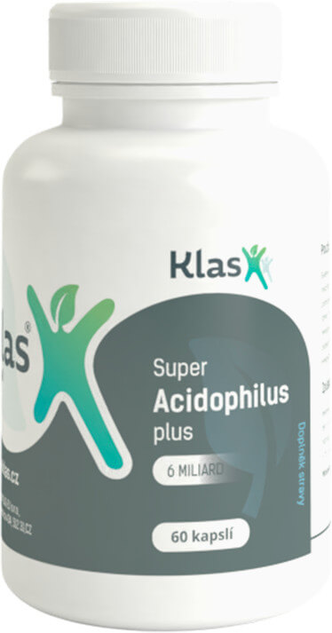 Zobrazit detail výrobku Klas Super Acidophilus plus 6 miliard 60 kapslí + 2 měsíce na vrácení zboží