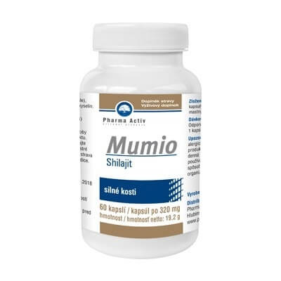 Zobrazit detail výrobku Pharma Activ Mumio 60 kapslí + 2 měsíce na vrácení zboží