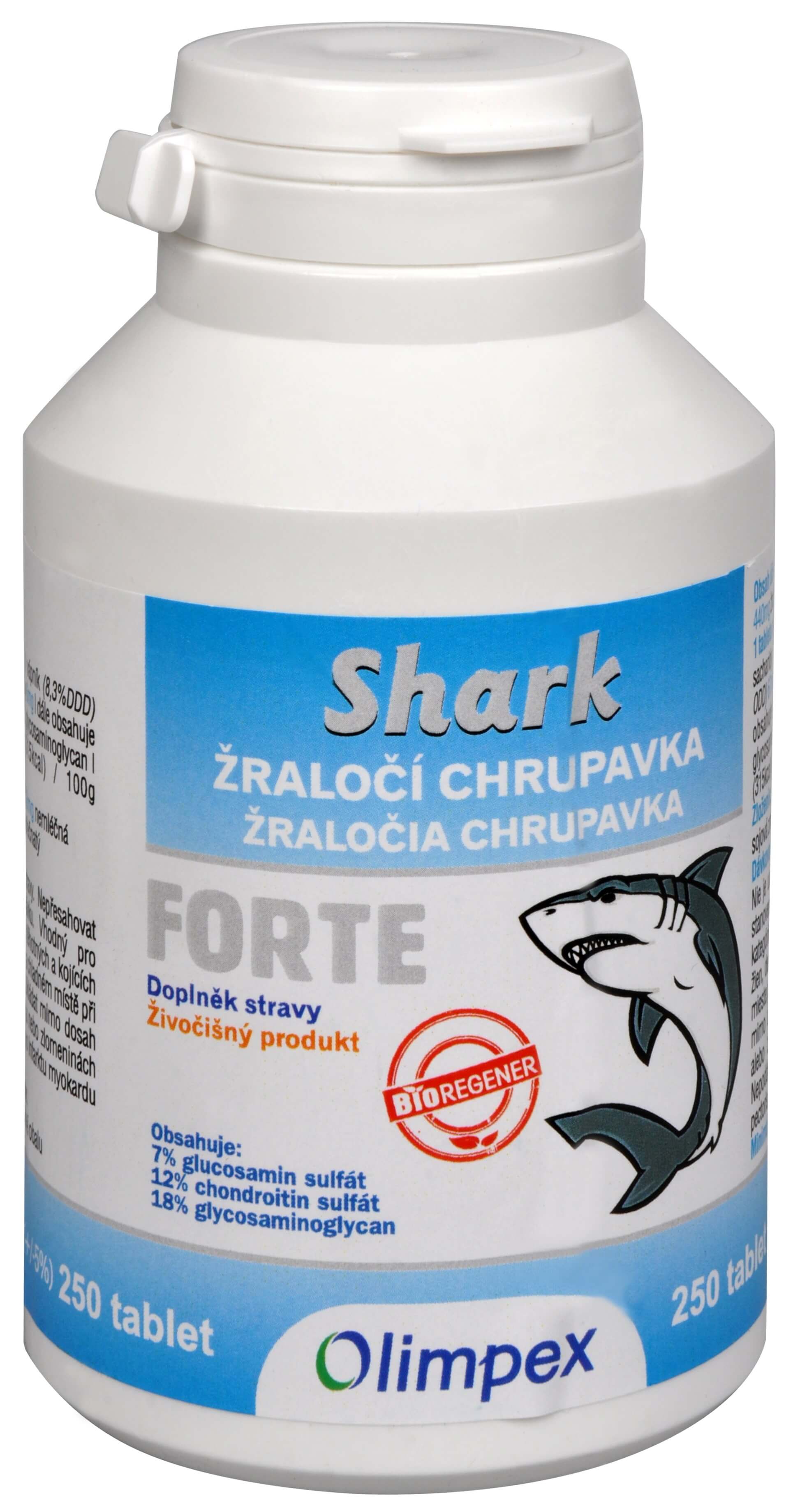 Zobrazit detail výrobku Olimpex Trading Shark - žraločí chrupavka Forte 250 tablet