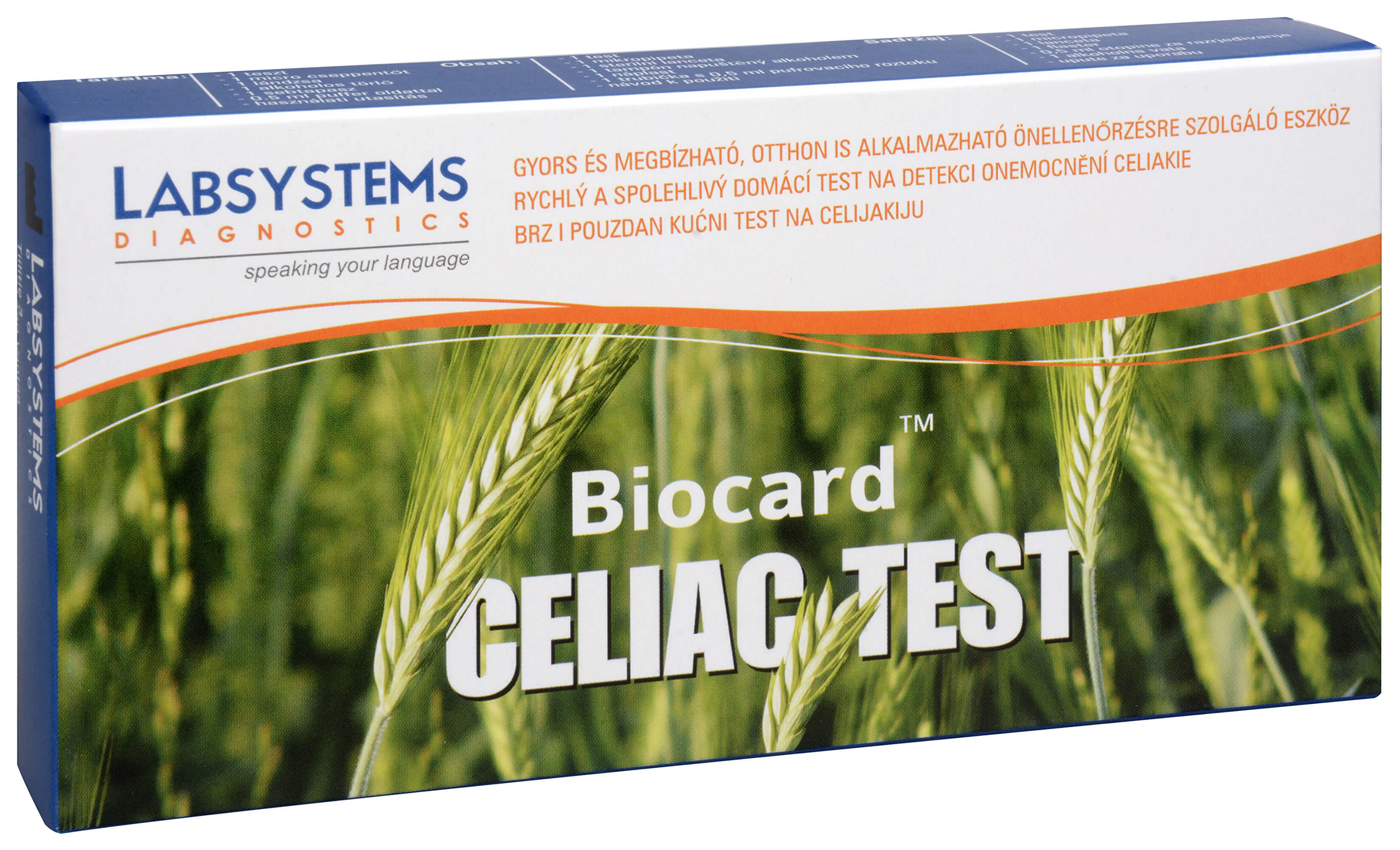 Zobrazit detail výrobku Berosa Biocard Celiac test 1 ks - SLEVA - EXPIRACE DO 02/2022 + 2 měsíce na vrácení zboží