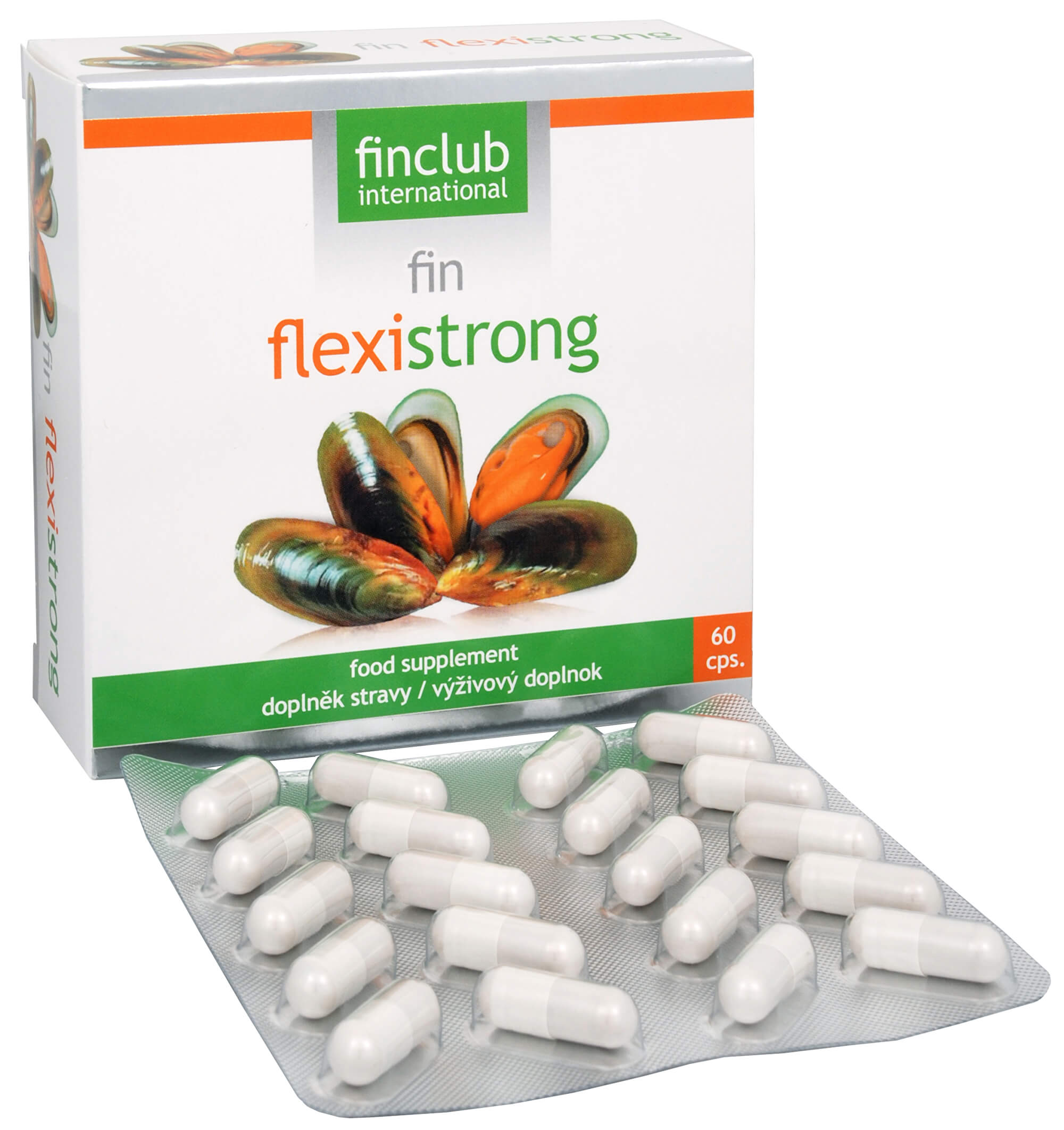 Zobrazit detail výrobku Finclub Fin Flexistrong 60 kapslí + 2 měsíce na vrácení zboží