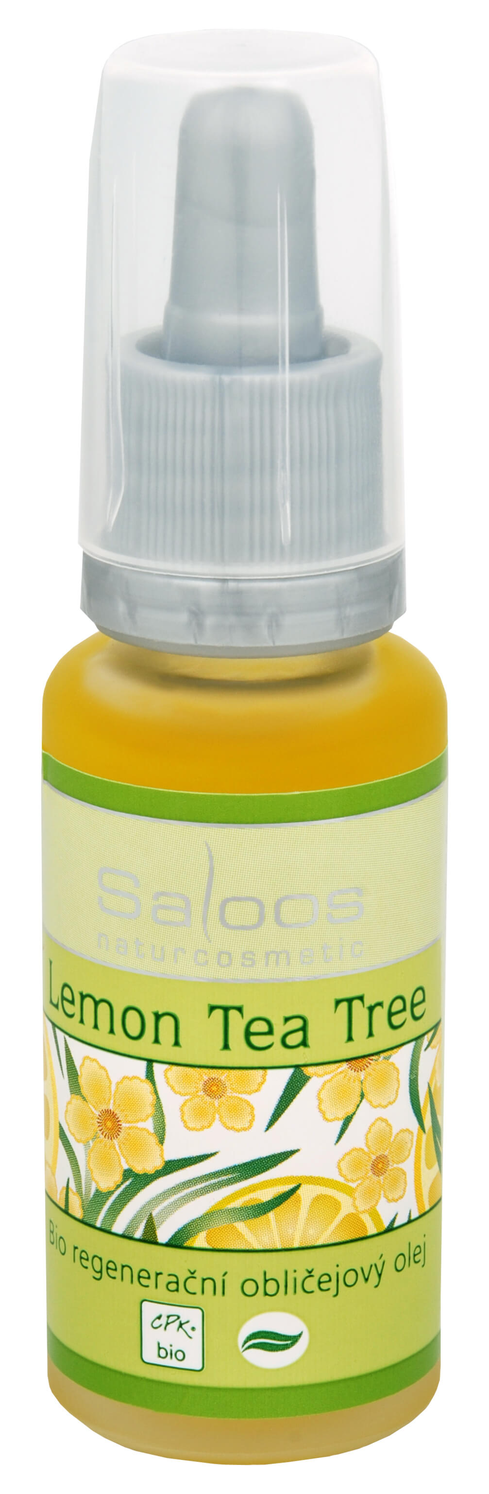 Zobrazit detail výrobku Saloos Bio regenerační obličejový olej - Lemon tea tree 20 ml + 2 měsíce na vrácení zboží