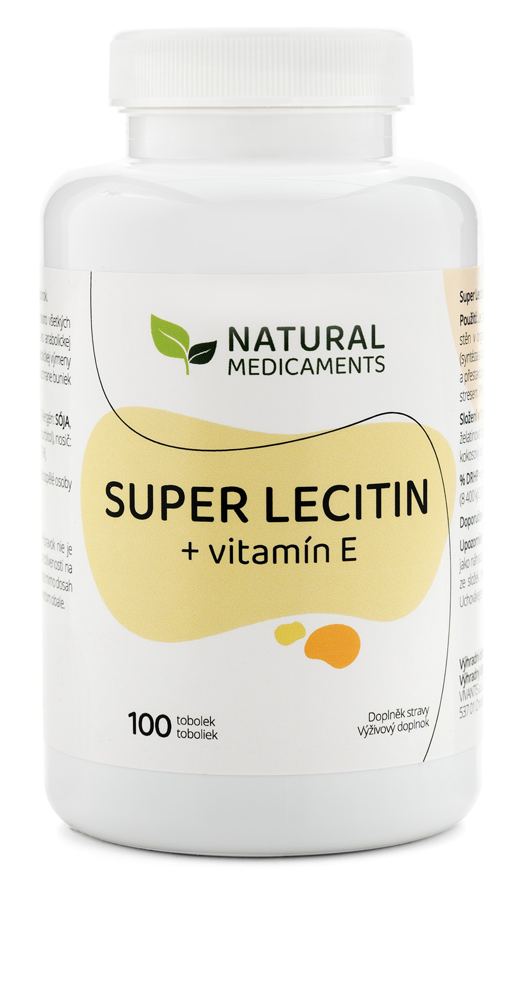 Natural Medicaments Super Lecitín + E 100 tob.