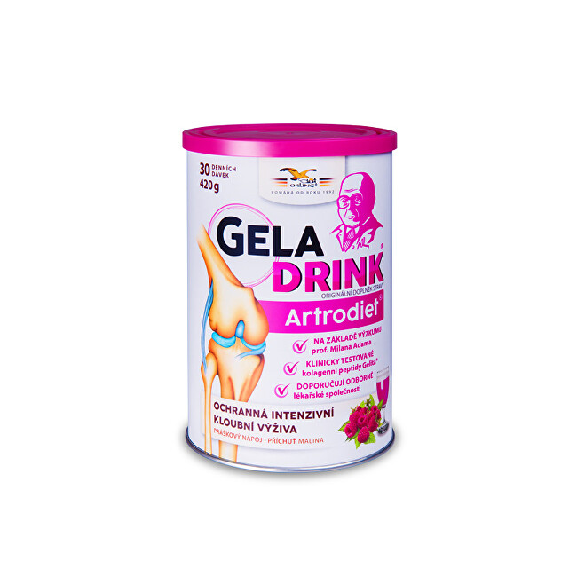 Geladrink Geladrink Artrodiet nápoj 420 g Malina