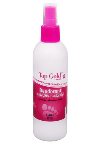Zobrazit detail výrobku Chemek TopGold - deodorant s měsíčkem, šalvějí a Tea Tree Oil 150 g + 2 měsíce na vrácení zboží