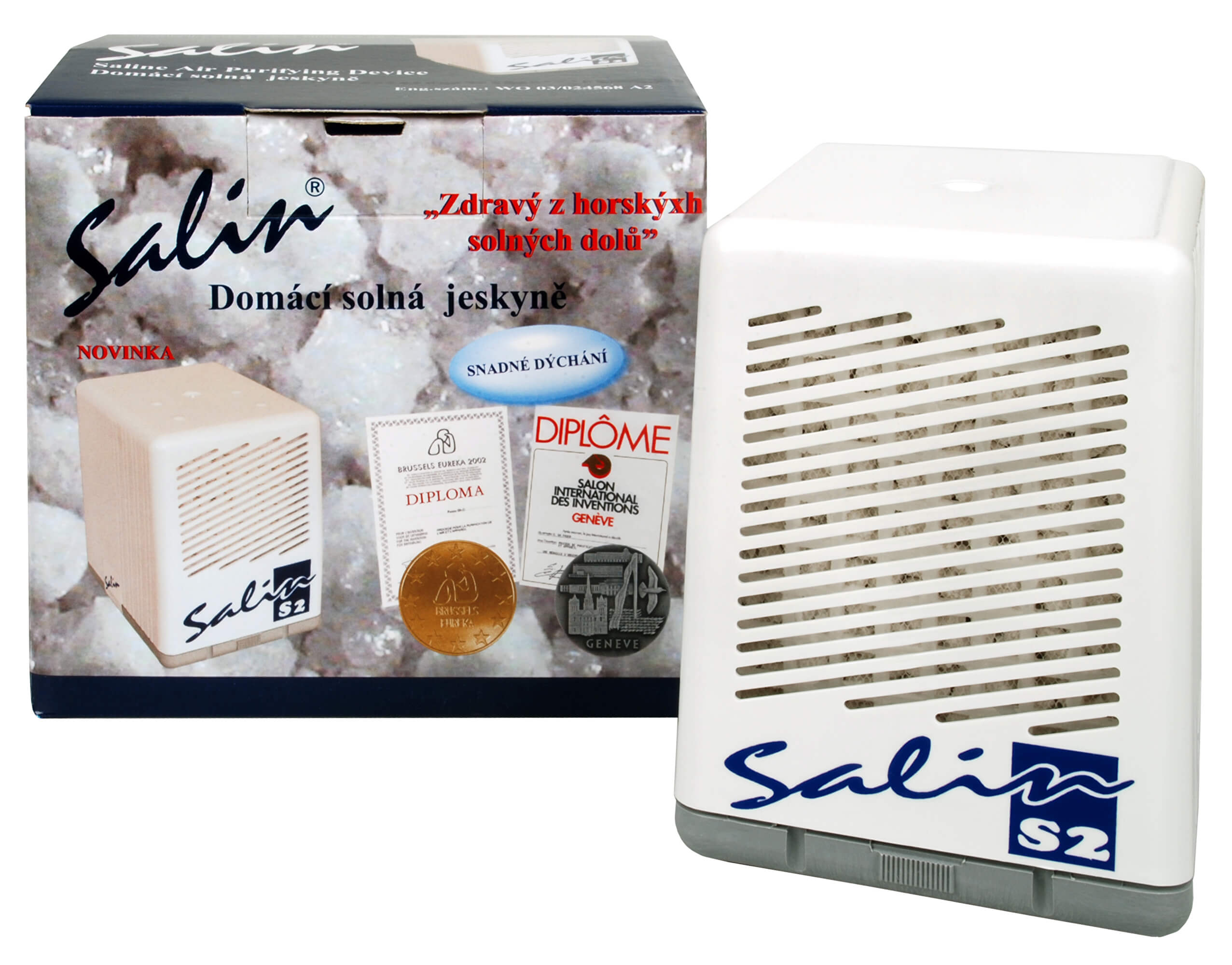 Zobrazit detail výrobku Salin Salin S2 solný přístroj pro čistění vzduchu + 2 měsíce na vrácení zboží