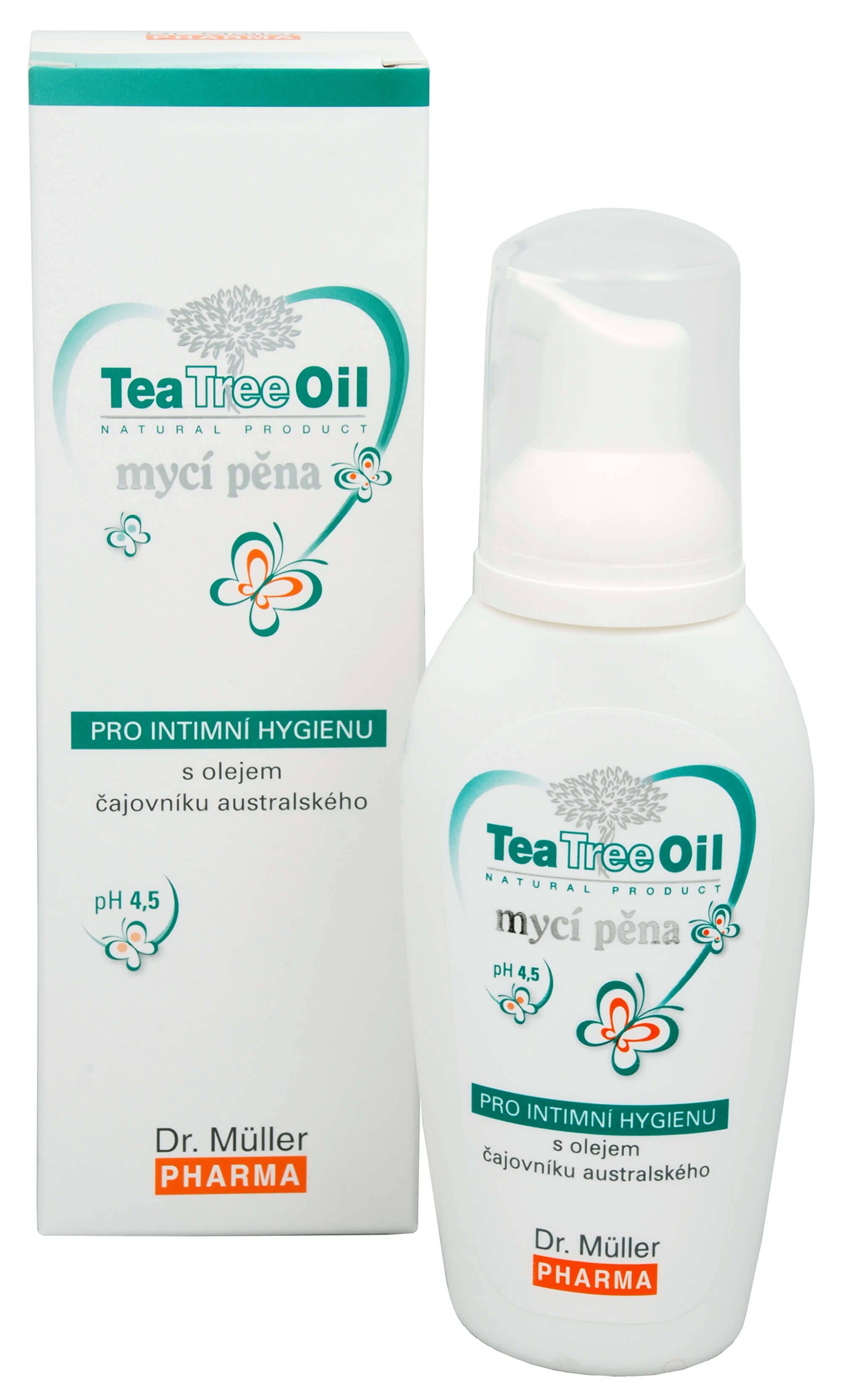 Dr. Muller Tea Tree Oil intimní mycí pěna 150 ml